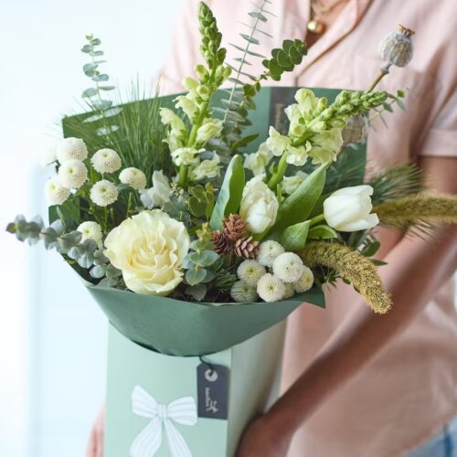 Winter White Christmas Bouquet for Delivery