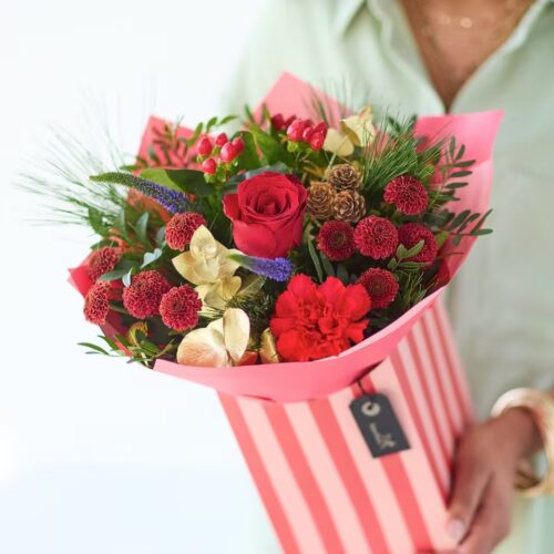 Christmas Flowers Gift Box