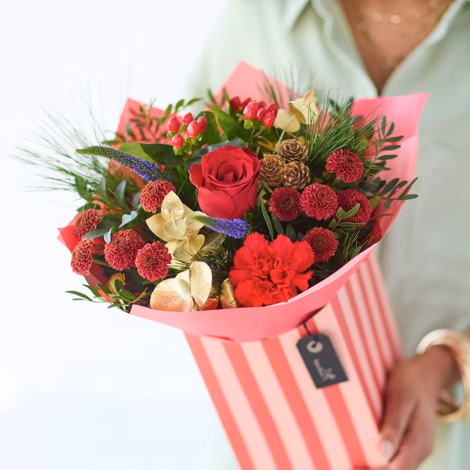 Christmas Flowers Gift Box Christmas Flowers Gift Box