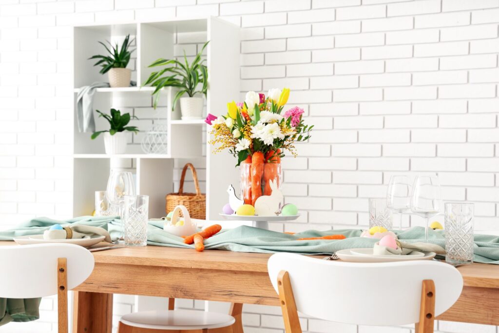 Bright Easter Floral Table Display
