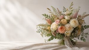 Fresh flowers for her bouquet from Williamson's My Florist