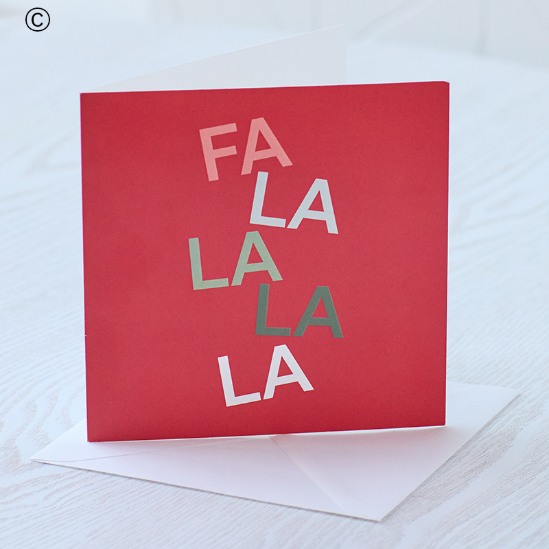 Christmas Card FA LA LA LA LA